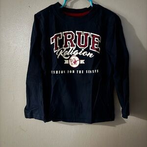 True Religion Kids Dark Blue Long Sleeve Tee